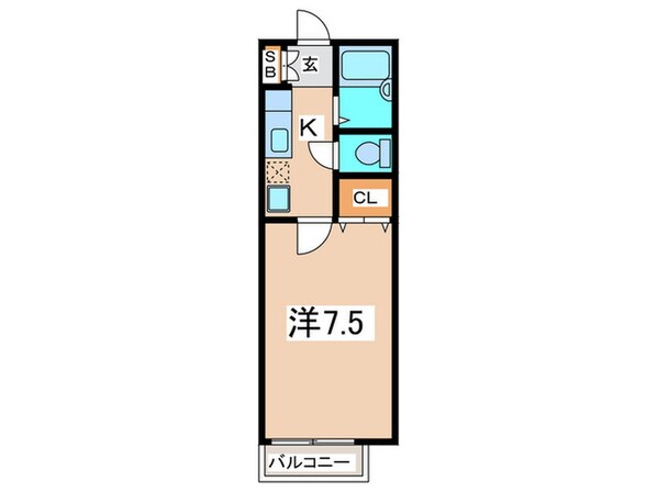 ガ－デンハイツ森本Ⅱの物件間取画像